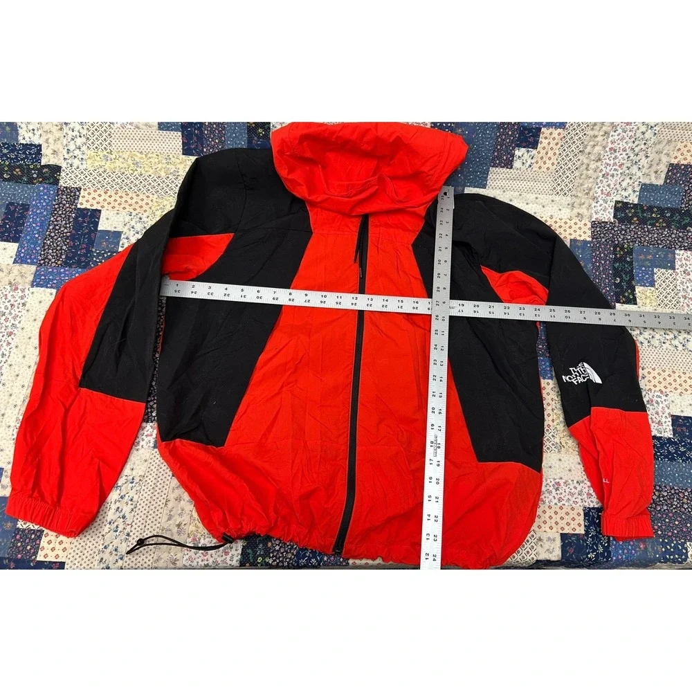 The North Face Men's Mountain Windshell Red Size XL Nylon Polyester